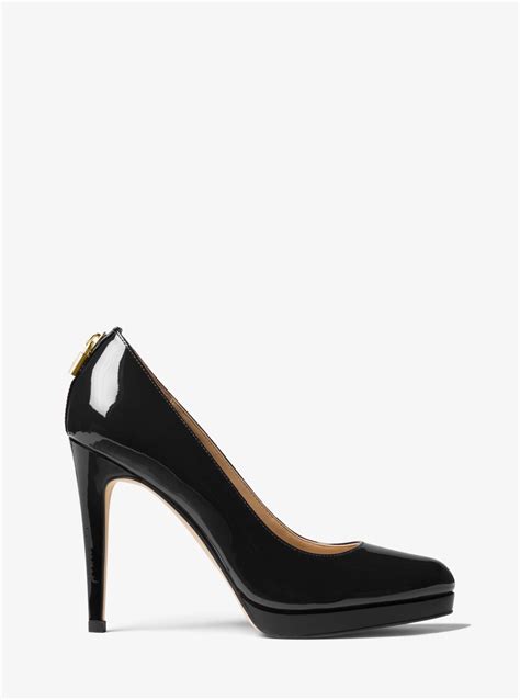 antoinette leather pump michael kors|Antoinette Patent Leather Pump .